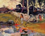 Поль Гоген Женщины на берегу реки-1892